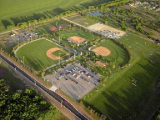 Aerial View of Sports Complex